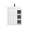 James Martin Vanities Alicante 24in Single Vanity, Glossy White w/ White Glossy Composite Stone Top E110V24GWWG - alternate 1